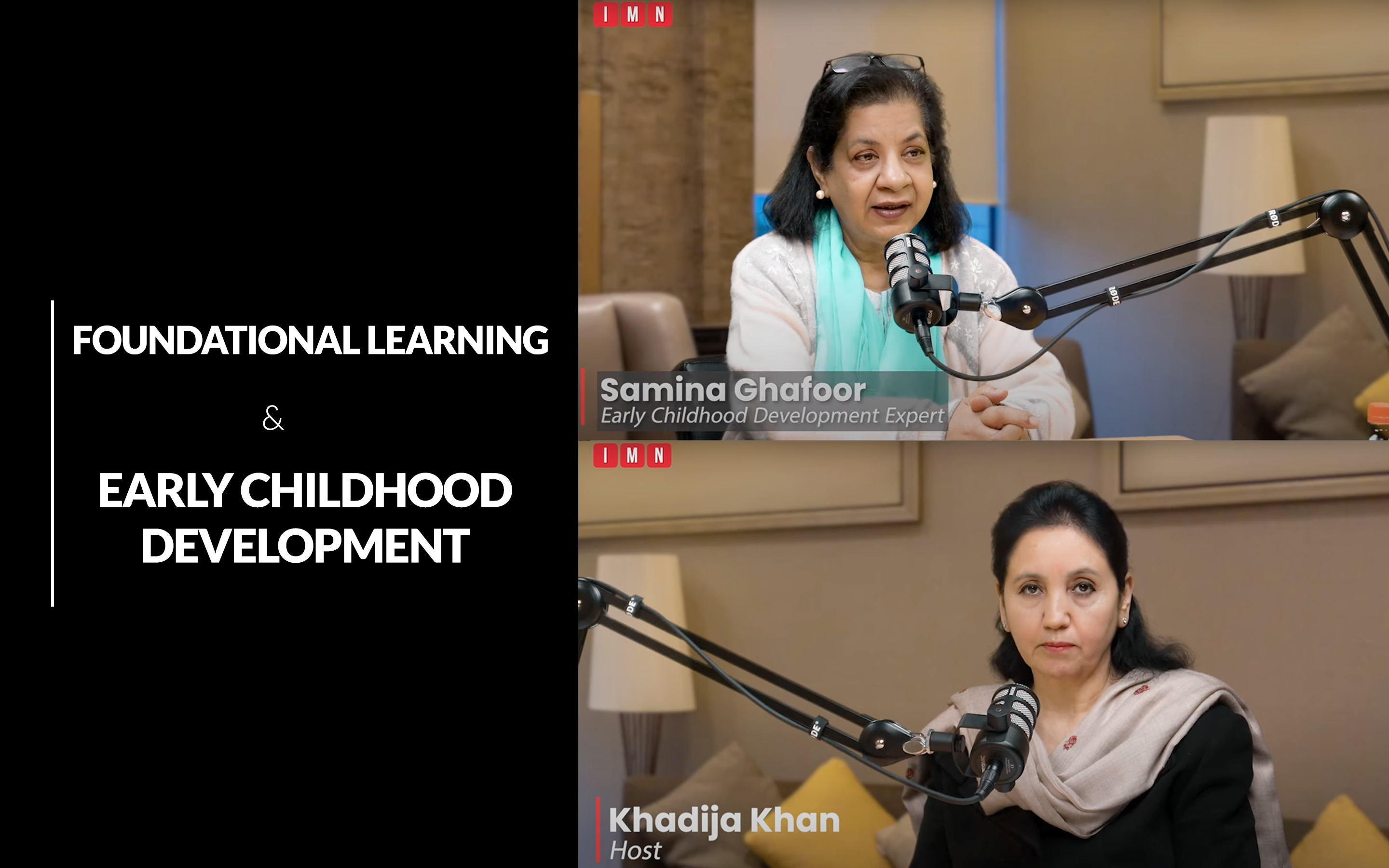 Foundational Learning and Early Childhood Development